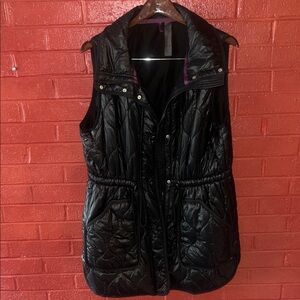 Lou & Grey Black Quilted Vest